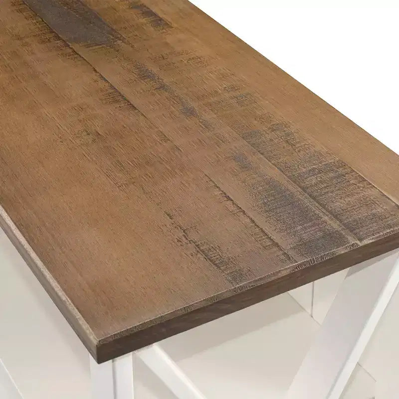 30 Solid Wood Farmhouse Storage Console Table - Saracina Home