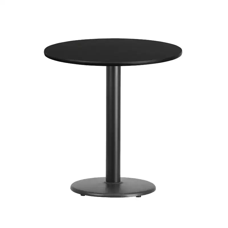 Flash Furniture 24'' Round Laminate Table Top with 18'' Round Table Height Base