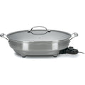Cuisinart CSK-150 1500-Watt Nonstick Oval Electric Skillet,Brushed Stainless 18 IN