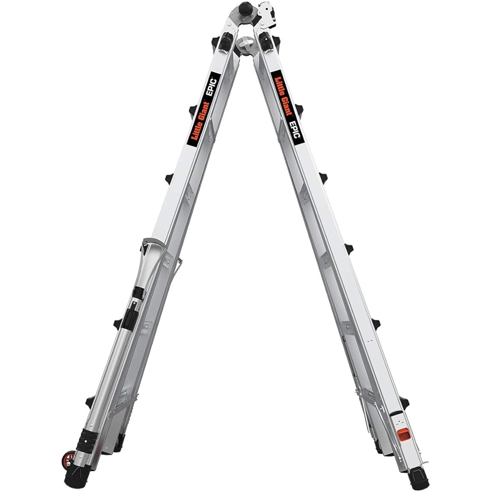 Little Giant Ladders, Epic, M26, 26 ft, Multi-Position Ladder, Aluminum, Type 1A, 300 lbs weight rating, (16826-818)
