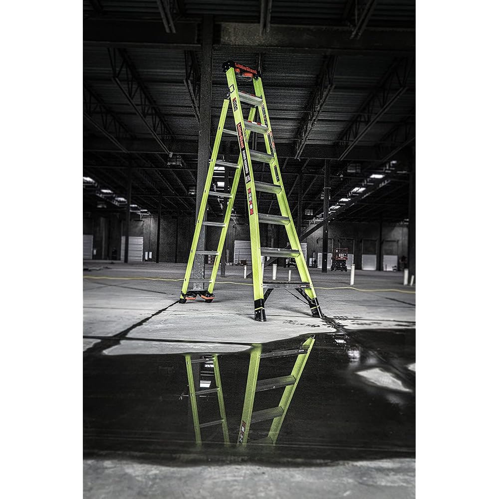 Little Giant Ladder Systems 13908-071 King Kombo 3-in-1 Ladder, 8 Ft, Green