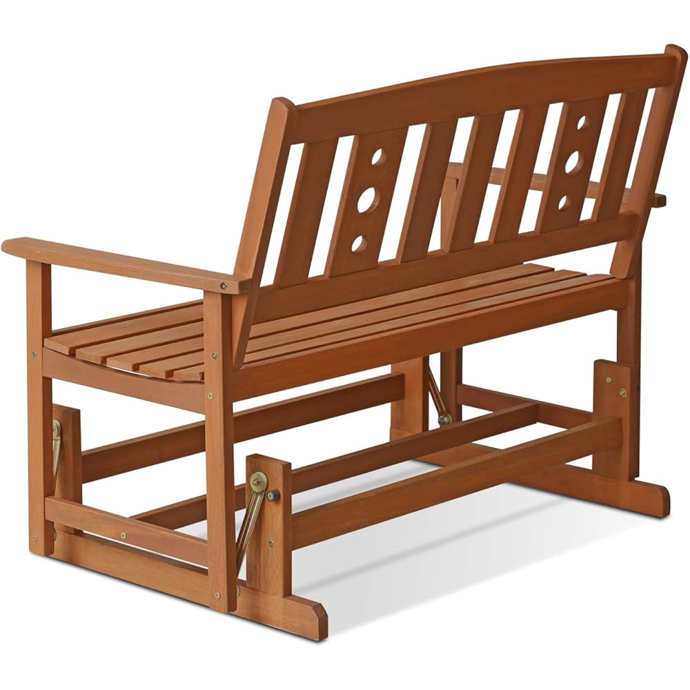 FURINNO FG17485 Tioman Outdoor Hardwood New Mexico Glider