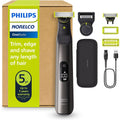 Philips Norelco OneBlade 360 Pro Face + Body, Hybrid Electric Beard Trimmer, Shaver and Bodygroomer, with 360 Blade Technology, Model QP6552/90
