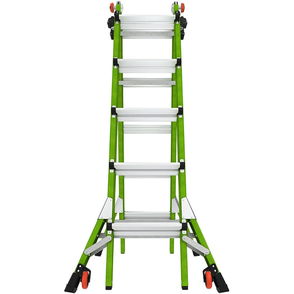 Little Giant Ladder Systems Dark Horse 2.0, M22, 22ft, Multi-Position Ladder, Fiberglass, Type 1A, 300 lbs Weight Rating, (16122-001)