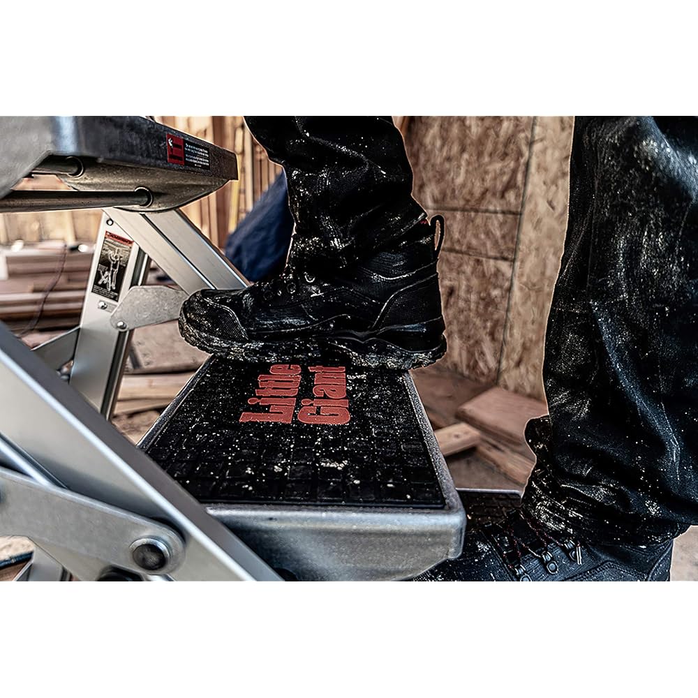 Little Giant Ladders, Safety Step, 3-Step, 3 Foot, Step Stool, Aluminum, Type 1A, 300 lbs Weight Rating, (10310BA)