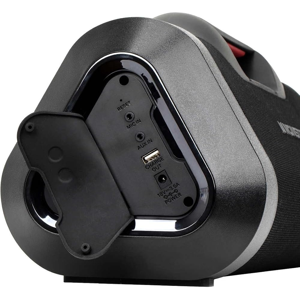 Monster Bluetooth BoomboxIPX5 Rechargeable Waterproof Bluetooth Speaker with USB Charge Out &amp; Aux Input, 120W Portable Wireless Speaker