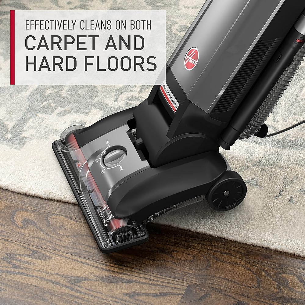 Hoover Complete Performance Advanced Pet Kit Corded Vacuum Cleaner, Bagged Vacuum Cleaner, Traps 99% of Dust Matter, Wide Cleaning Path, Includes 2-in-1 Pet Tool, Powerful Vacuum Cleaners for Home Use
