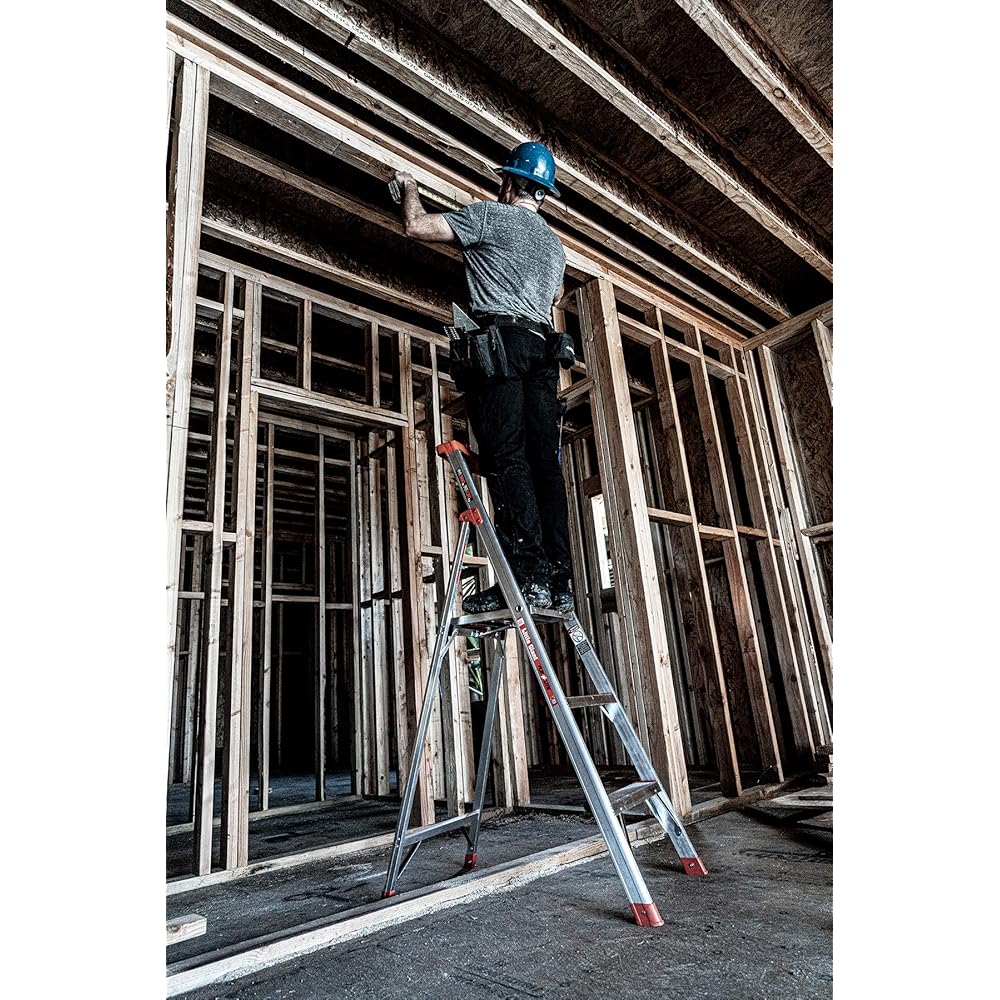 Little Giant Ladder Systems Flip-N-Lite, 5-Foot, Stepladder, Aluminum, Type 1A, 300 lbs Rated (15273-001)