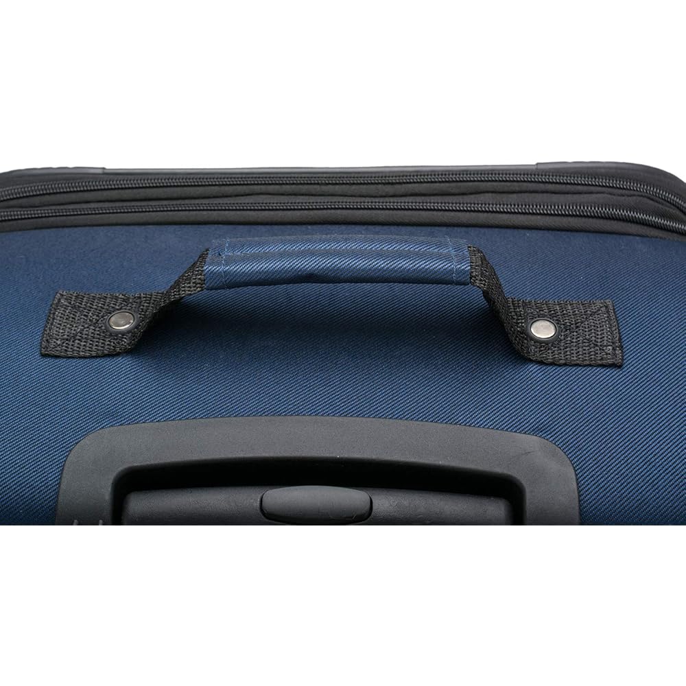 | U.S. Traveler Aviron Bay Expandable Softside Spinner Wheels, Navy, 3 Piece Luggage | Suitcases