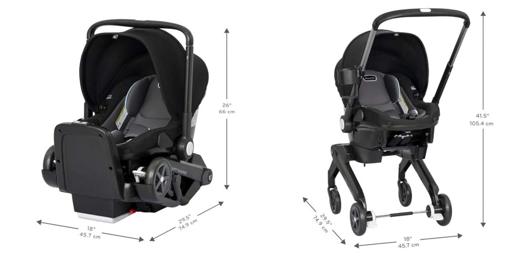 Evenflo Shyft DualRide Infant Car Seat and Stroller Combo (Bryson Blue)