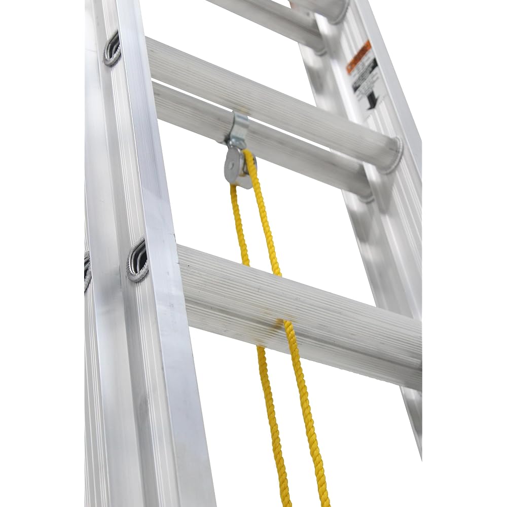 Louisville Ladder 24-foot Aluminium Extension Ladder, 250-Pound Load Capacity, Type I, AE3224