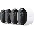 Arlo Pro 5S Spotlight Security Camera 2K HDR | Outdoor | Wireless | Dual-Band Wi-Fi Connects to Strongest Network |12X Zoom, 2-Way Audio, Siren, Color Night Vision,Live Stream(White, 4 Cameras)