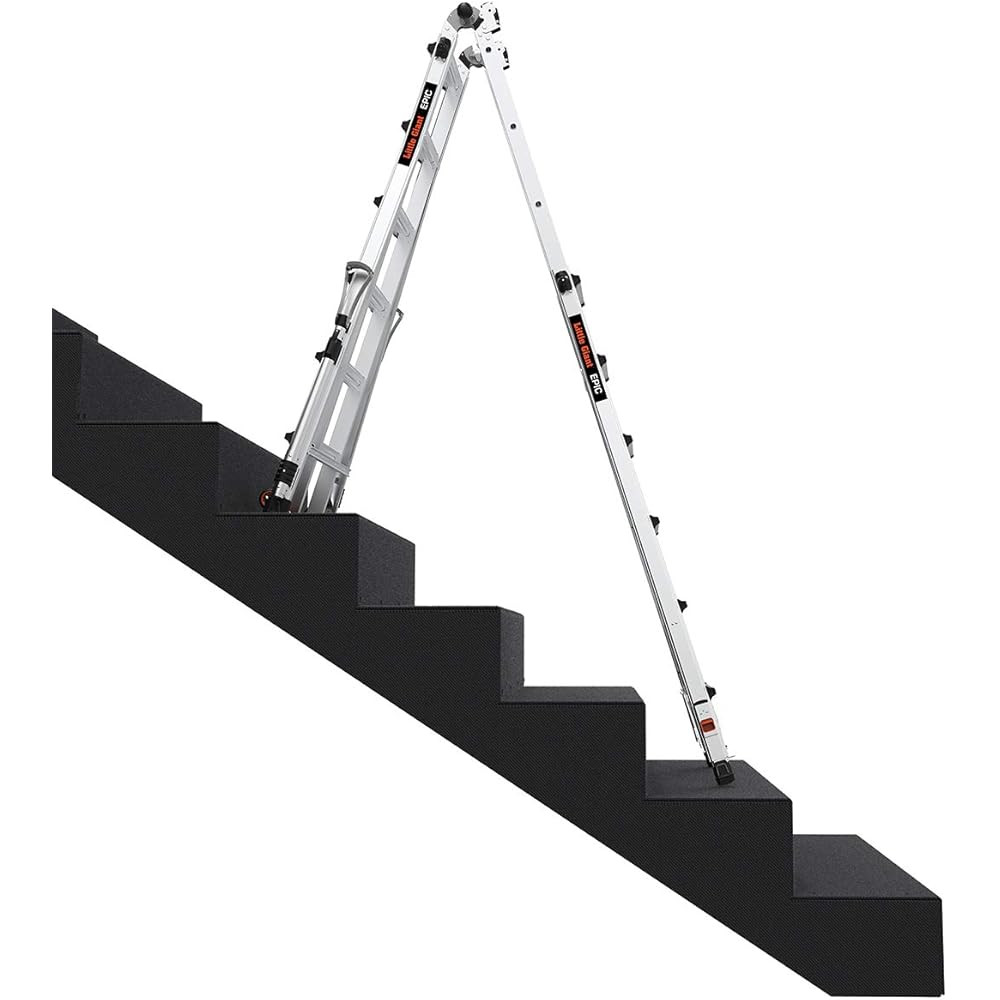 Little Giant Ladders, Epic, M26, 26 ft, Multi-Position Ladder, Aluminum, Type 1A, 300 lbs weight rating, (16826-818)