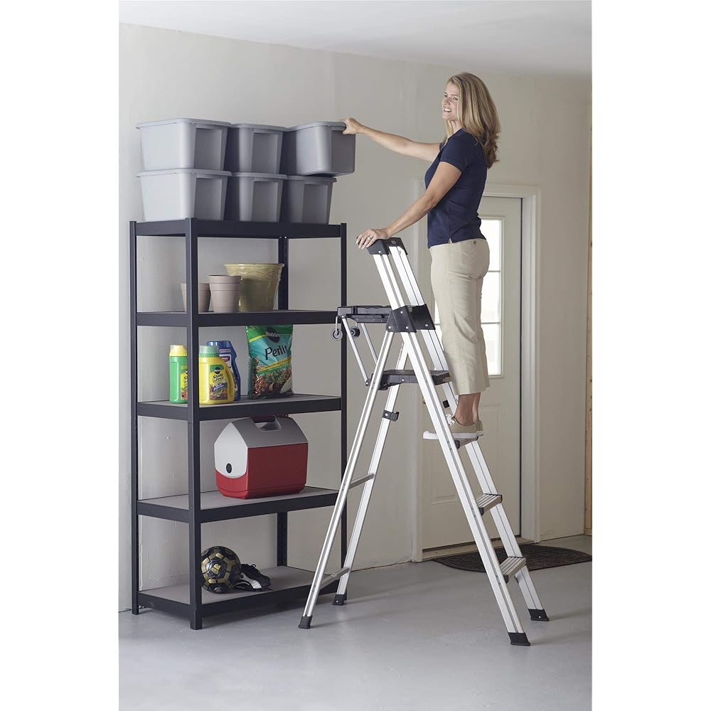 COSCO 6-foot Signature Series Aluminum Step Ladder, Type 1A, 300 lb. Capacity