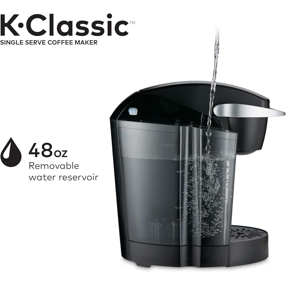 Keurig K-Classic Coffee Maker with AmazonFresh 60 Ct. Coffee Variety Pack, 3 Flavors