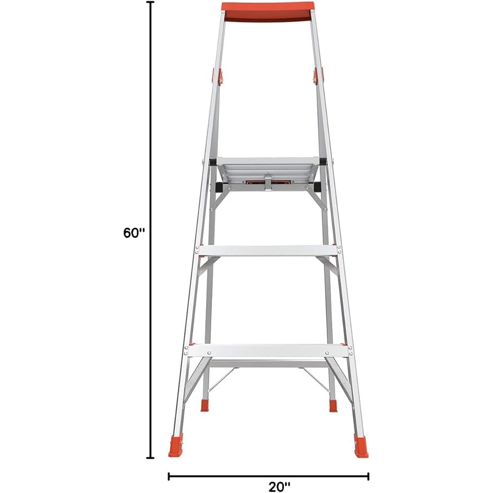 Little Giant Ladder Systems Flip-N-Lite, 5-Foot, Stepladder, Aluminum, Type 1A, 300 lbs Rated (15273-001)
