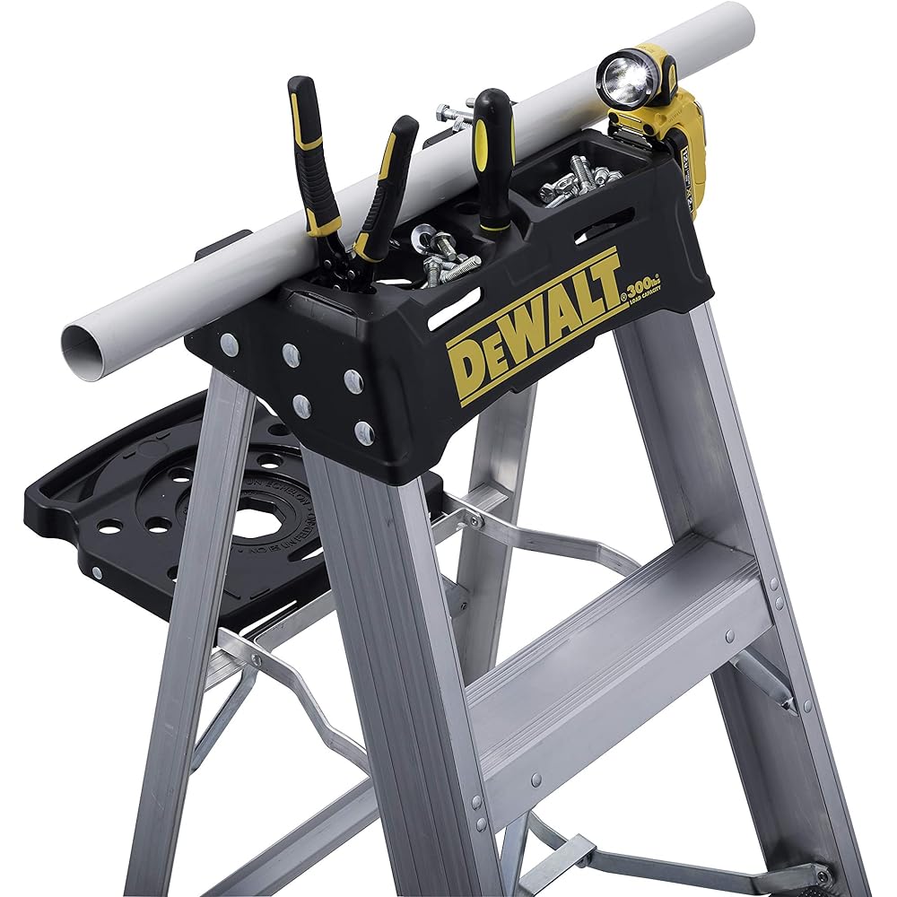 DeWalt 3-Foot Aluminum Step Ladder, 300-Pound Load Capacity, Type IA, DXL2010-03