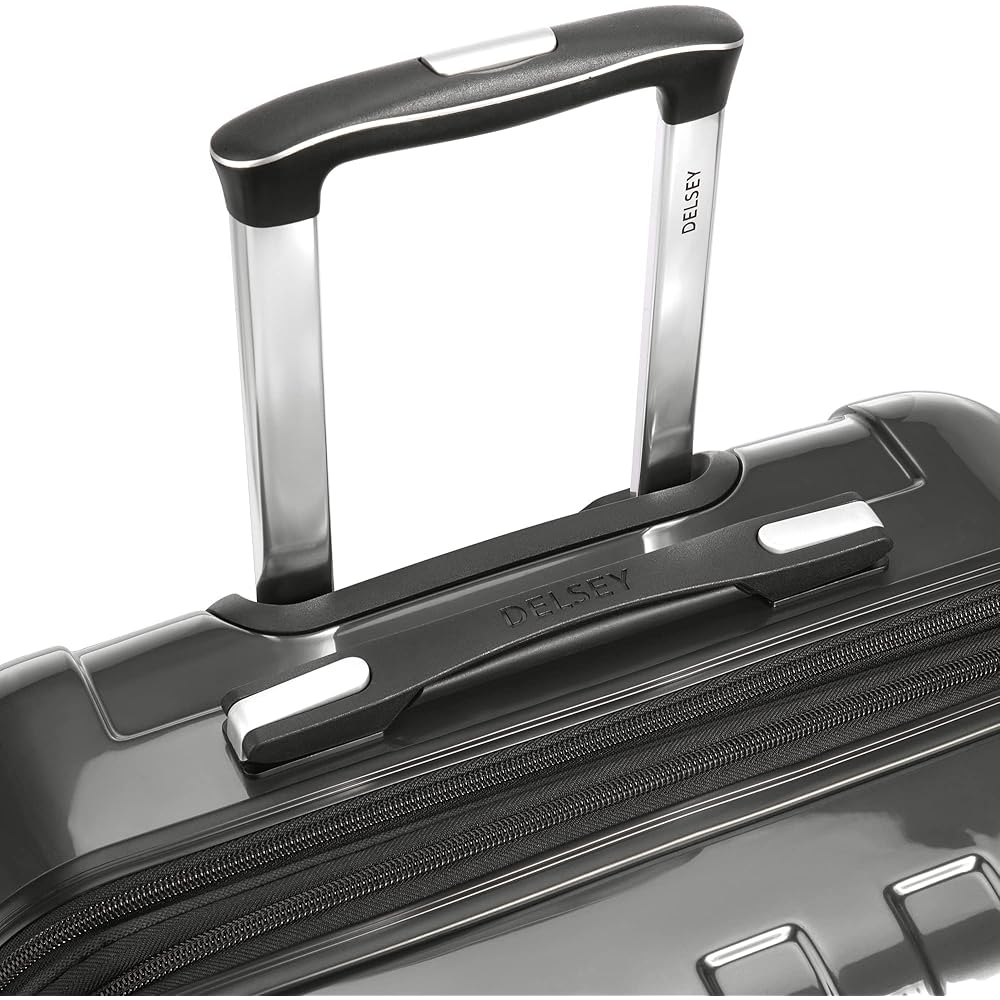 | DELSEY PARIS Helium Aero Hardside Expandable Luggage with Spinner Wheels, Titanium, 3-Piece Set (21/24/28) | Suitcases