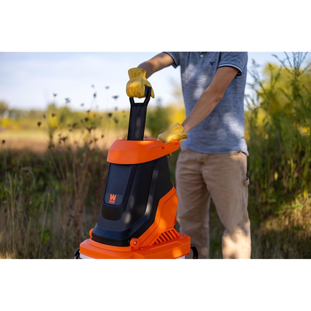 WEN 41130 Electric Wood Chipper and Shredder, 15-Amp, Black