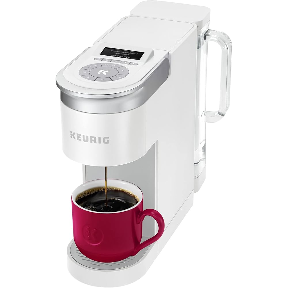 Keurig K-Supreme SMART Single Serve Coffee Maker With WiFi Compatibility, 4 Brew Sizes, And 66oz Removable Reservoir, Compatible with Alexa, White