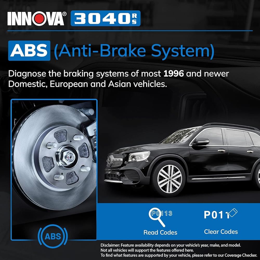 INNOVA 3040RS, OBD2 Scanner, Live Data Streamer, Battery/Alt Tester, Reset Check Engine Light/Brake Light/Oil Light, Free Mechanic Recommended Fix &amp; Parts &amp; Est Repair Cost, Free Updates