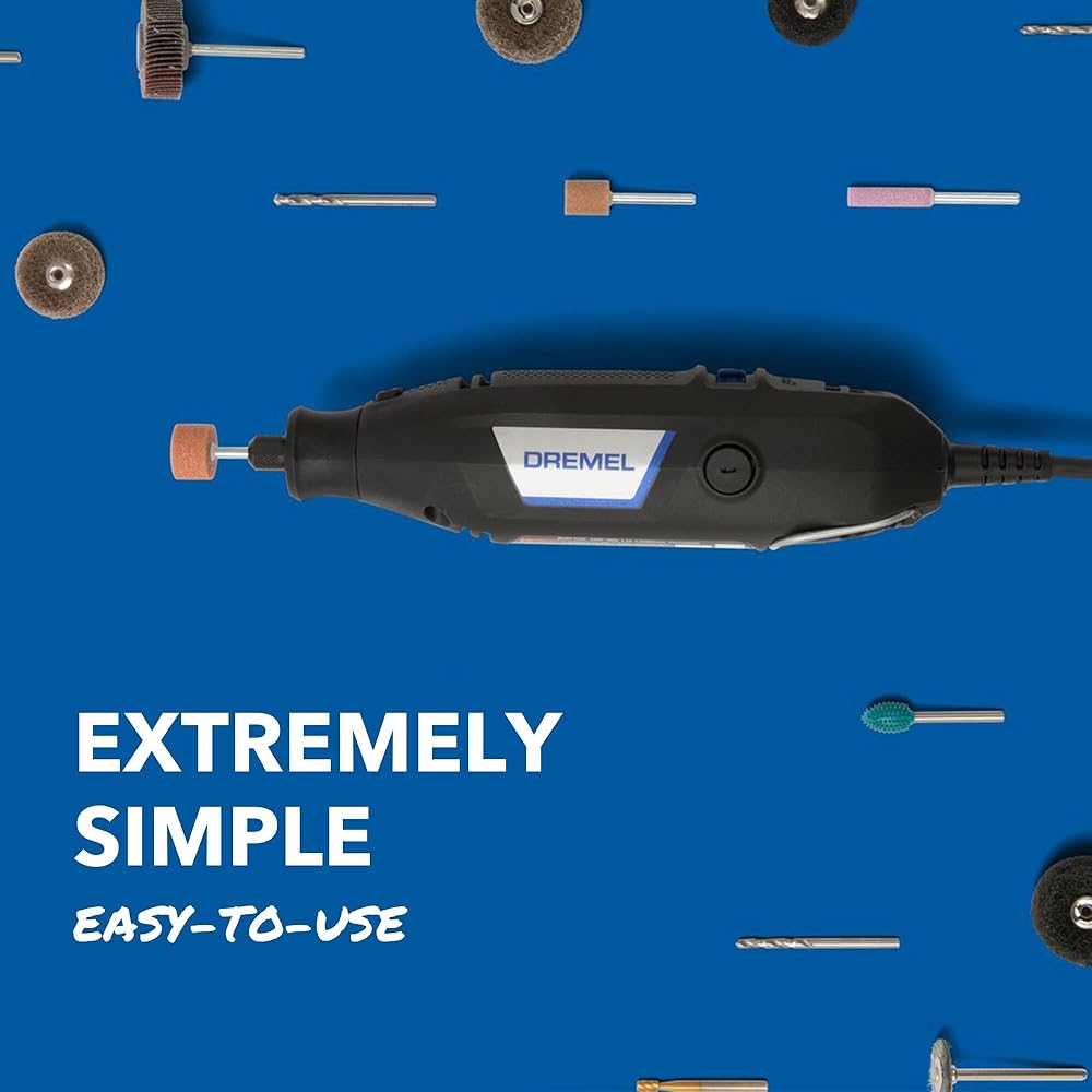 Dremel 3100-1/15 Variable Speed Rotary Tool Kit1 Attachment and 15 Accessories, Ideal for a Variety of Crafting and DIY ProjectsCutting, Sanding, Grinding, Polishing, Drilling, and Engraving