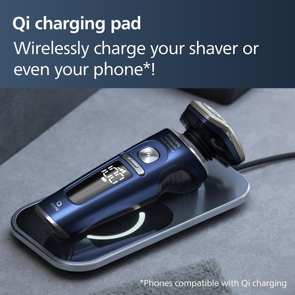 Philips Norelco Home &amp; Away Shave Duo Includes Philips Norelco 9000 Prestige Space Grade Edition (SP9886/89) + Compact Shaver (PQ888/81)