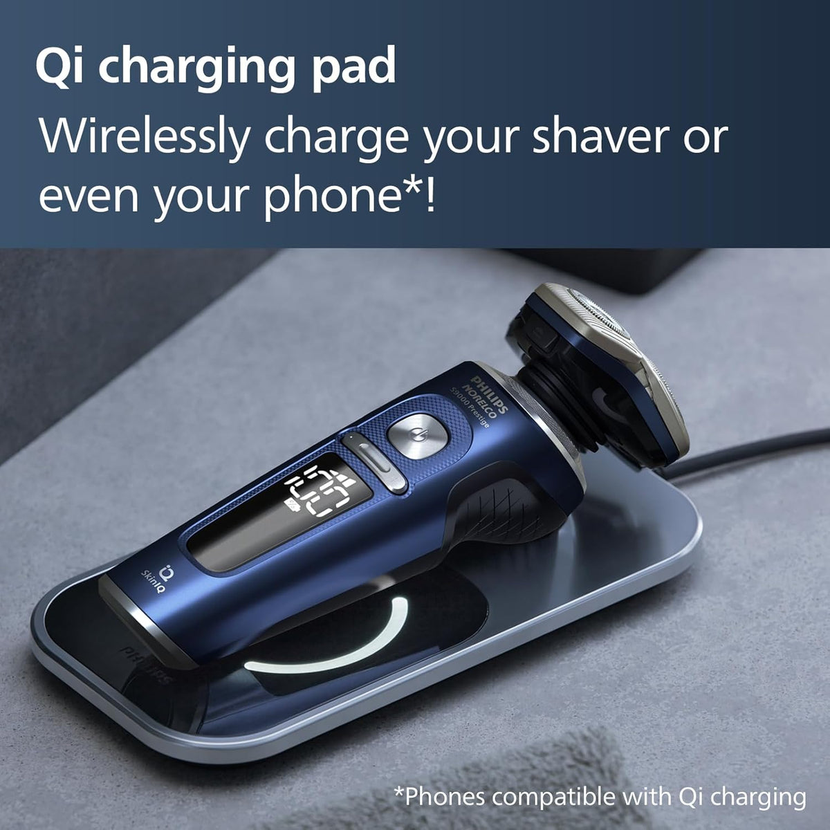 Philips Norelco Home &amp; Away Shave Duo Includes Philips Norelco 9000 Prestige Space Grade Edition (SP9886/89) + Compact Shaver (PQ888/81)