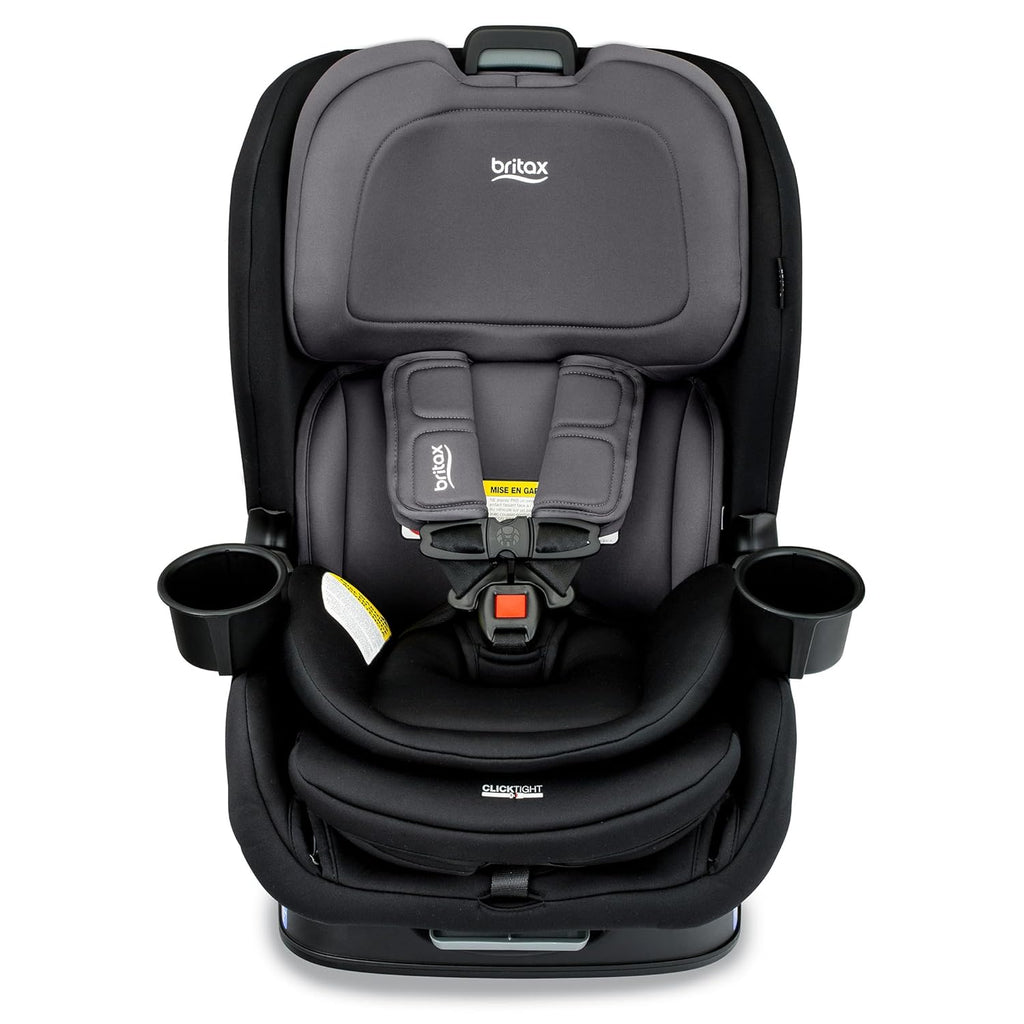 Britax Poplar Convertible Car Seat, 2-in-1 Car Seat with Slim 17-Inch Design, ClickTight Technology, Stone Onyx