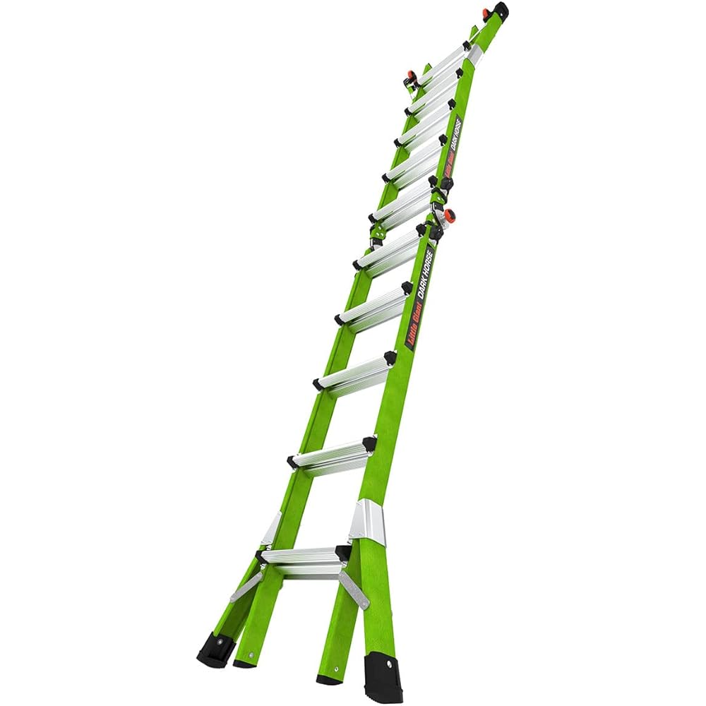 Little Giant Ladder Systems Dark Horse 2.0, M22, 22ft, Multi-Position Ladder, Fiberglass, Type 1A, 300 lbs Weight Rating, (16122-001)