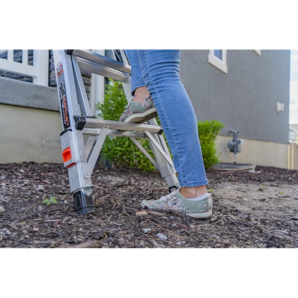 Little Giant Ladders, Epic, M26, 26 ft, Multi-Position Ladder, Aluminum, Type 1A, 300 lbs weight rating, (16826-818)