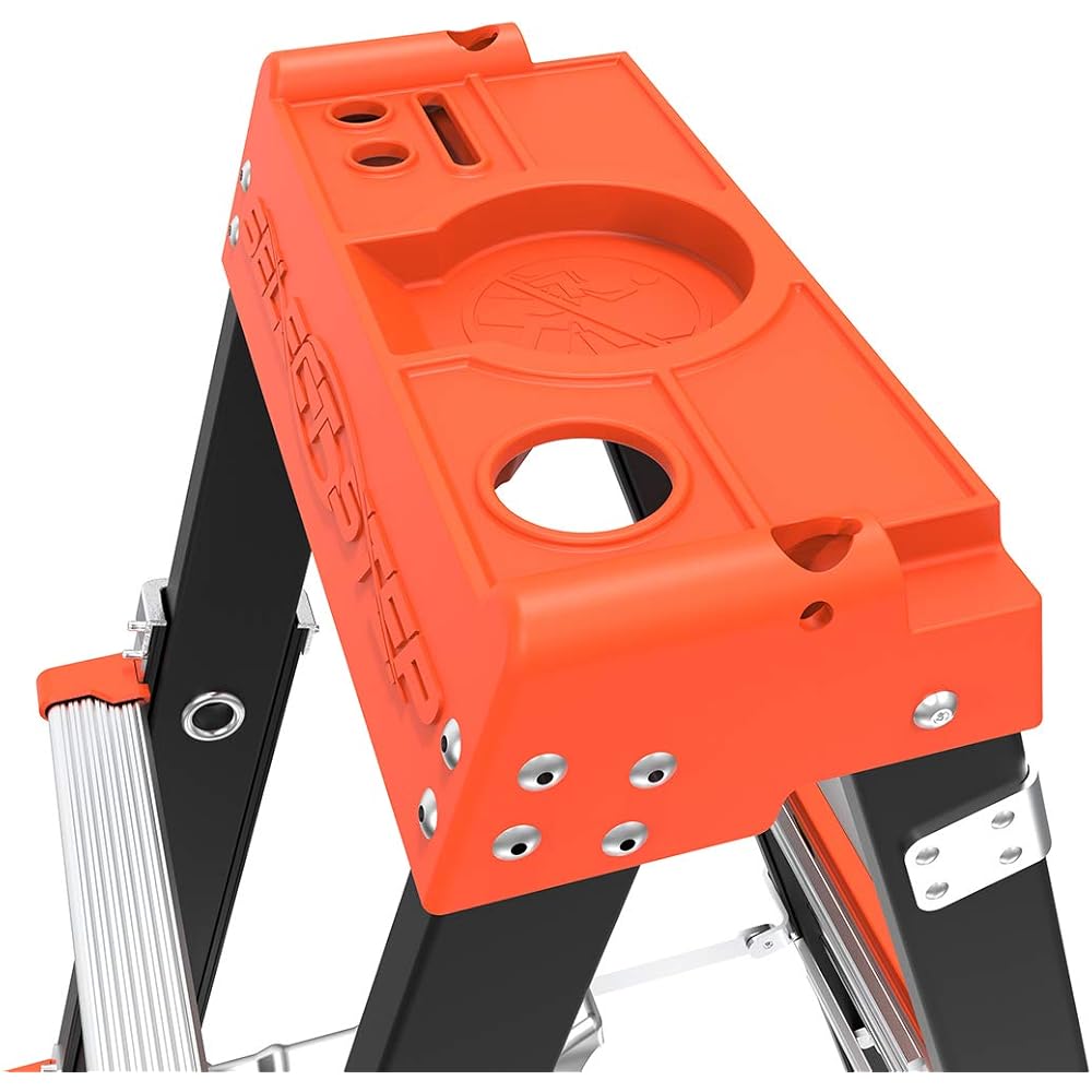 Little Giant Ladders, Select Step, 5-8 foot, Stepladder, Fiberglass, Type 1AA, 375 lbs weight rating, (15130-001) Little Giant Ladder