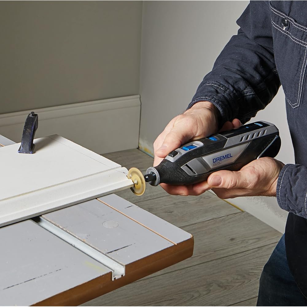 Dremel 8250-5 12V Lithium-Ion Variable Speed Cordless Rotary Tool with Brushless Motor 5 Rotary Tool Accessories, 3Ah Battery, Charger, and Tool Bag