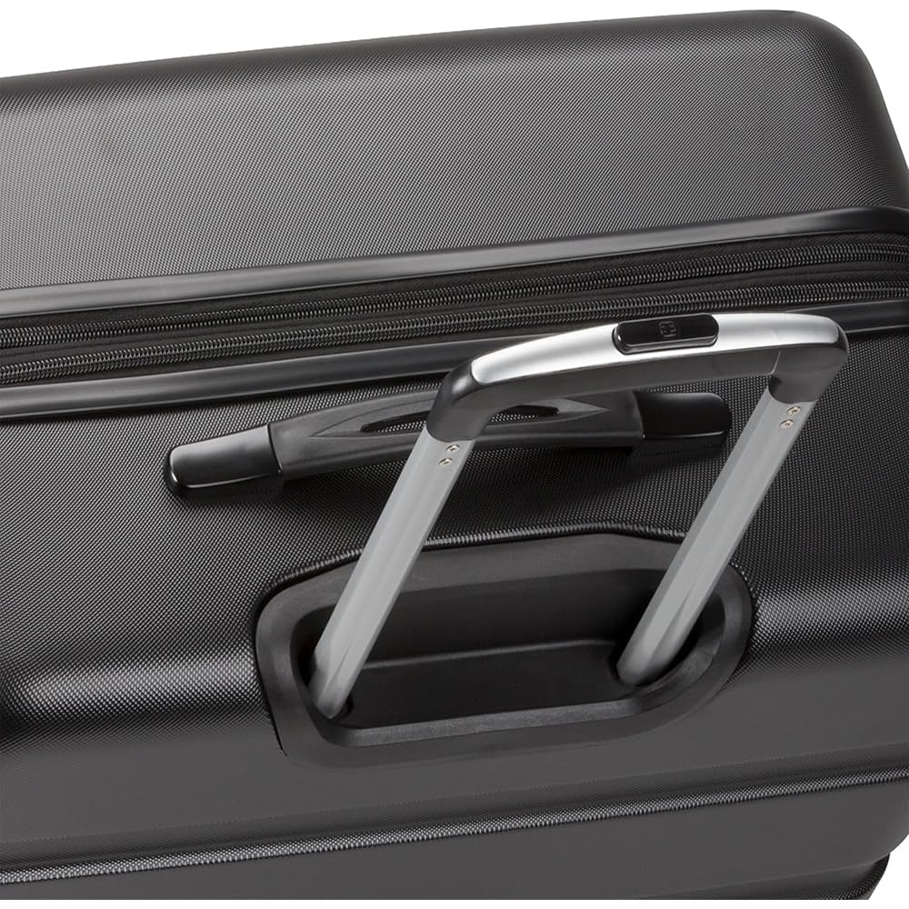 | SwissGear 7366 Hardside Expandable Luggage with Spinner Wheels, Black, Carry-On 19-Inch | Carry-Ons