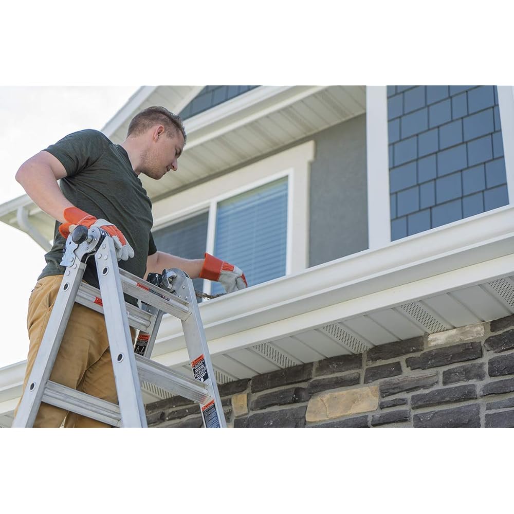Little Giant Ladders, Epic, M26, 26 ft, Multi-Position Ladder, Aluminum, Type 1A, 300 lbs weight rating, (16826-818)