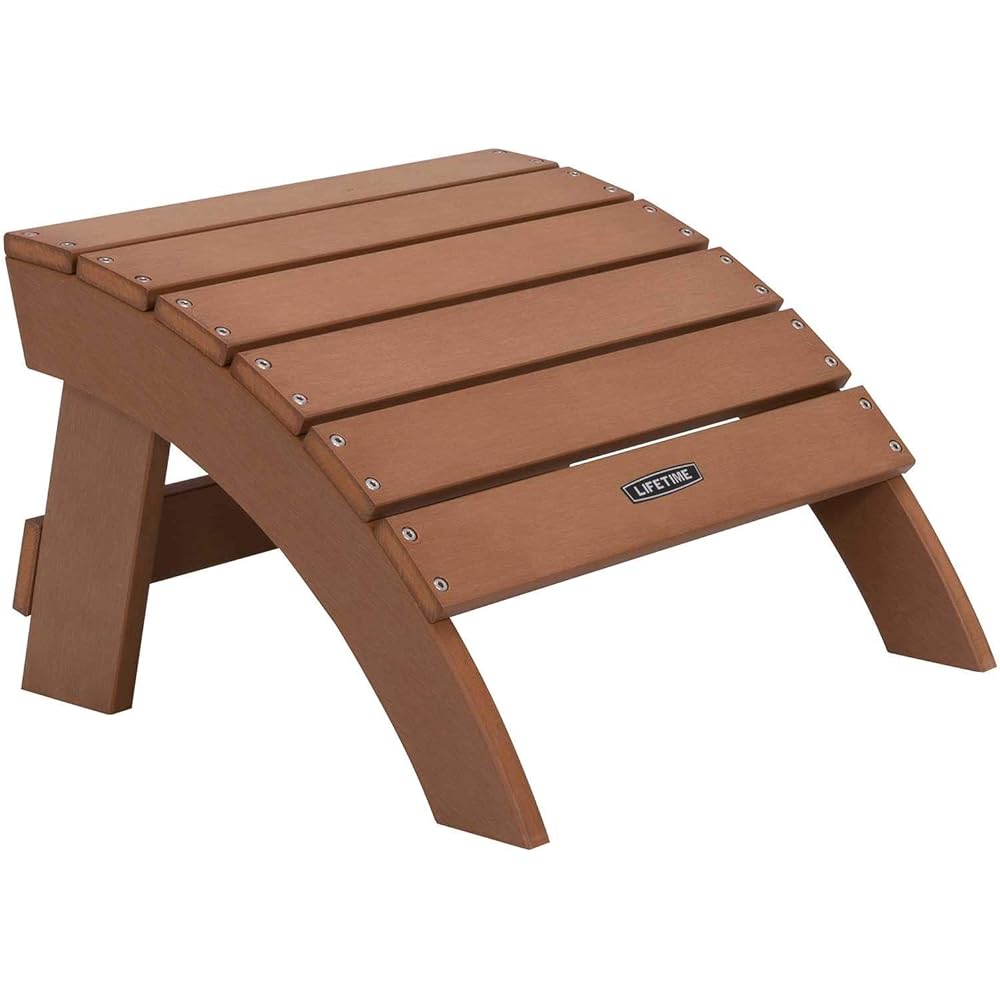 Lifetime 60245 Adirondack Ottoman, Brown