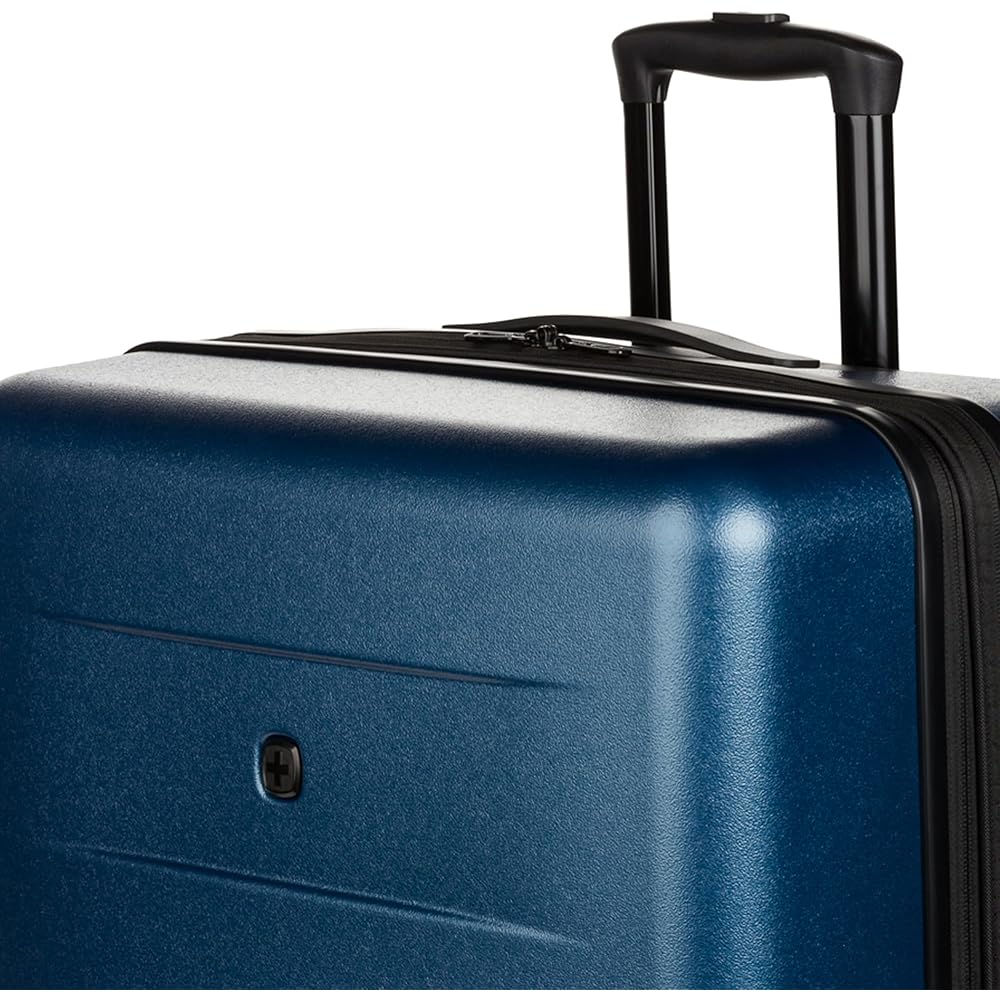 | SwissGear 8020 Eclipse Hardside Expandable Luggage with Spinner Wheels, Navy, 3-Piece Set (18/24/27) | Suitcases