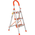 LUISLADDERS 3 Step Stool, Foldable Lightweight Step Ladder, Aluminum Anti-Slip with Rubber Hand Grip, 350lbs Capacity, Home and Kitchen Anti-Slip Stepladders