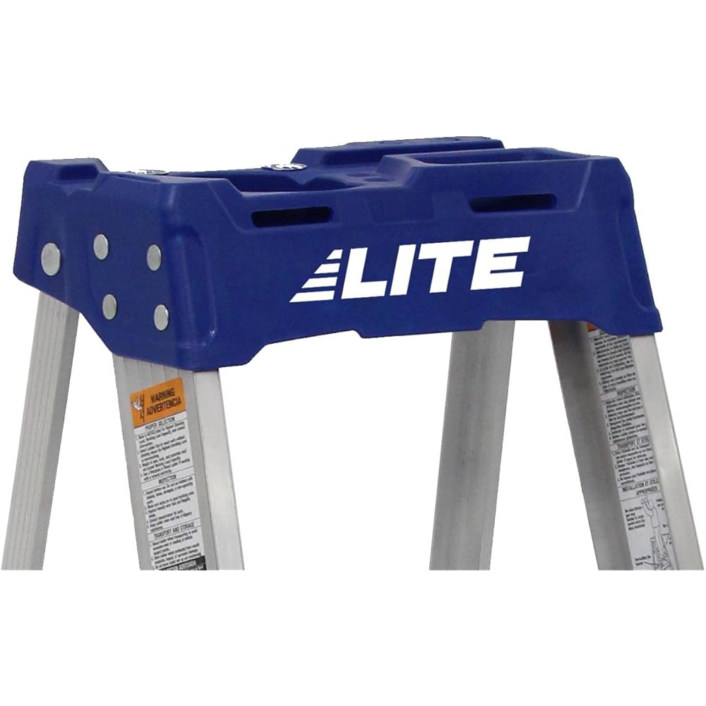 LITE 6-foot Aluminium Step Ladder with tool tray, 250-Pound Load Capacity, Type I, LP-2111-06