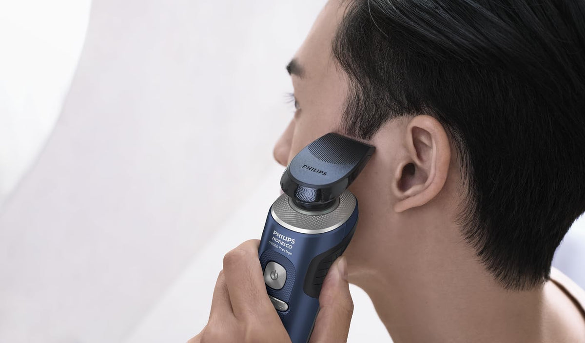 Philips Norelco Home &amp; Away Shave Duo Includes Philips Norelco 9000 Prestige Space Grade Edition (SP9886/89) + Compact Shaver (PQ888/81)
