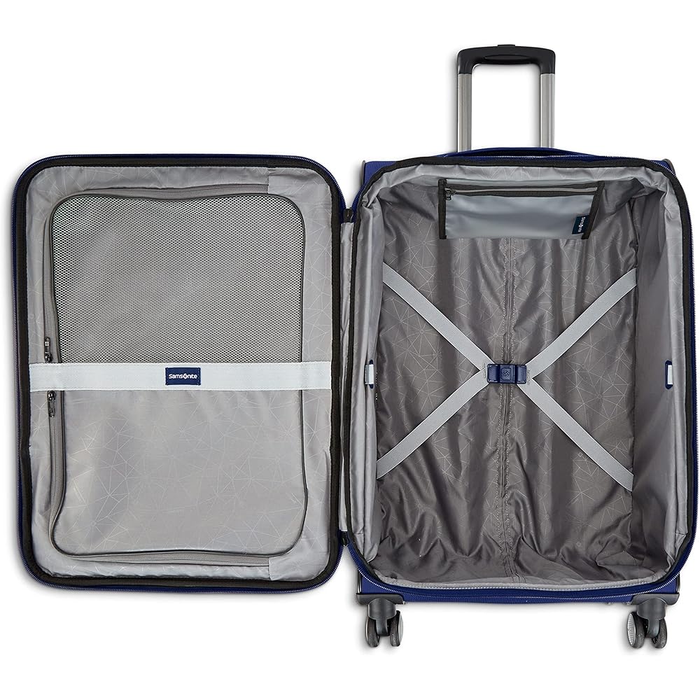| Samsonite Ascella 3.0 Softside Expandable Luggage with Spinner Wheels, 3-Piece Set (20/24/28), Sapphire Blue | Suitcases
