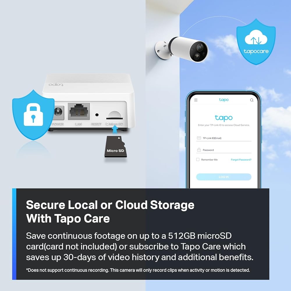 Tapo TP-Link 2K QHD Outdoor Wireless Security Camera System, Up to 180D Battery, Color Night Vision w/Starlight Sensor, Motion/Person/Pet/Vehicle Detection, Works w/Alexa &amp;Google Home, C420S2