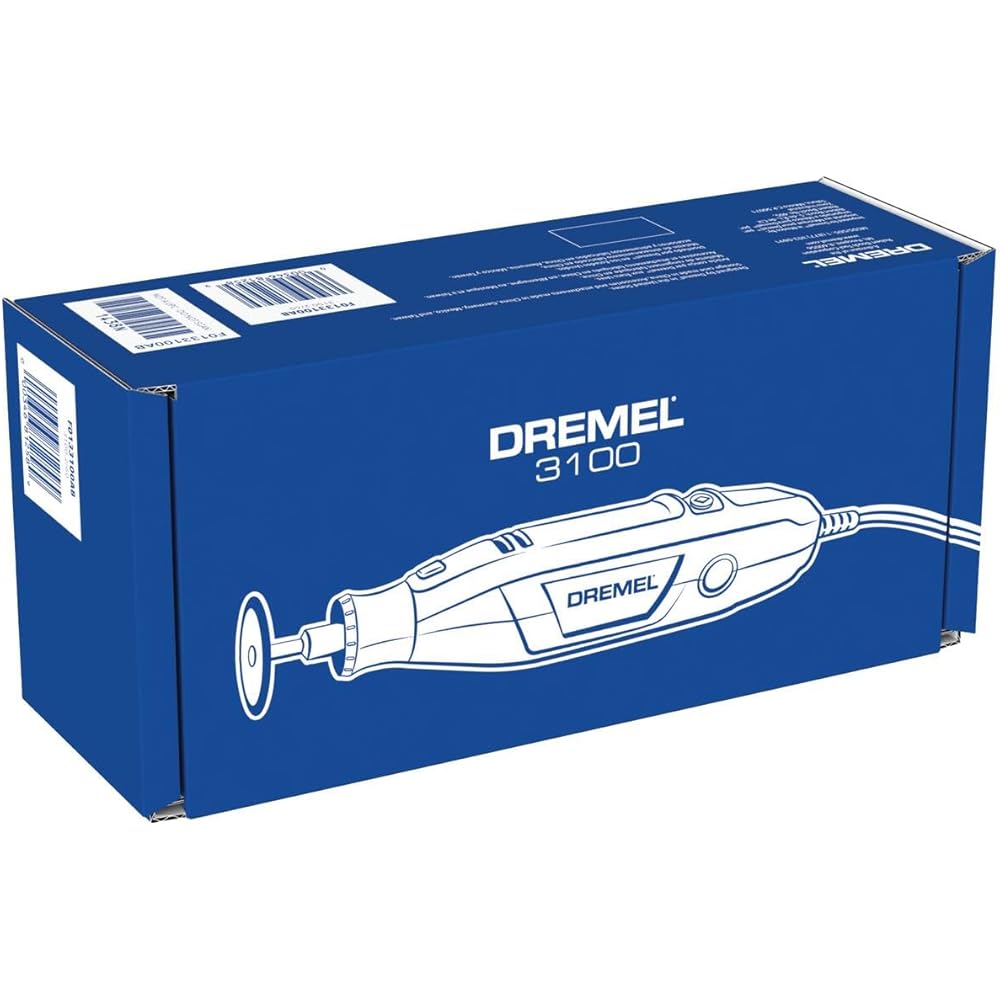 Dremel 3100-2/60 Variable Speed Rotary Tool Kit2 Attachments and 60 Accessories, Ideal for a Variety of Crafting and DIY ProjectsCutting, Sanding, Grinding, Polishing, Drilling, and Engraving