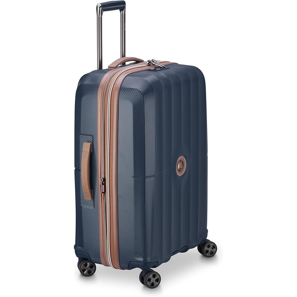 | DELSEY PARIS Carrousel Hardside Expandable Luggage with Spinner Wheels, Navy, 3 Piece Set (21/24/28) | Suitcases