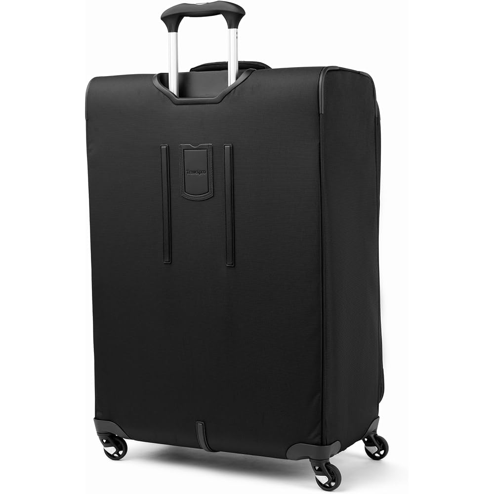 | Travelpro Maxlite 5 Softside Expandable Checked Luggage with 4 Spinner Wheels, Lightweight Suitcase, Men and Women, Black, Checked Large 29-Inch | Suitcases
