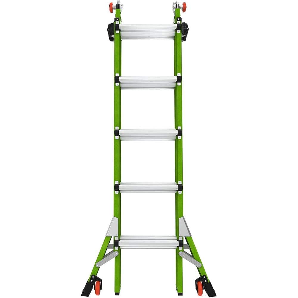 Little Giant Ladder Systems Dark Horse 2.0, M22, 22ft, Multi-Position Ladder, Fiberglass, Type 1A, 300 lbs Weight Rating, (16122-001)