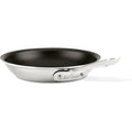 All-Clad D3 9 Inch Stainless Steel Pro Non Stick Frying pan, 3-Ply Stainless Steel Pan, Induction, Oven Broiler Safe 500F, Pancake Egg Pan, Skillet, Professional Cookware, Silver