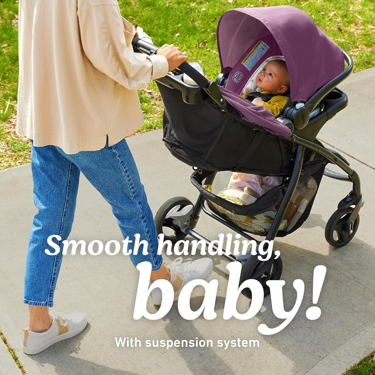 Graco Verb Travel System | Includes Verb Stroller and SnugRide 30 Infant Car Seat, Merrick | Stroller and Carseat Combo