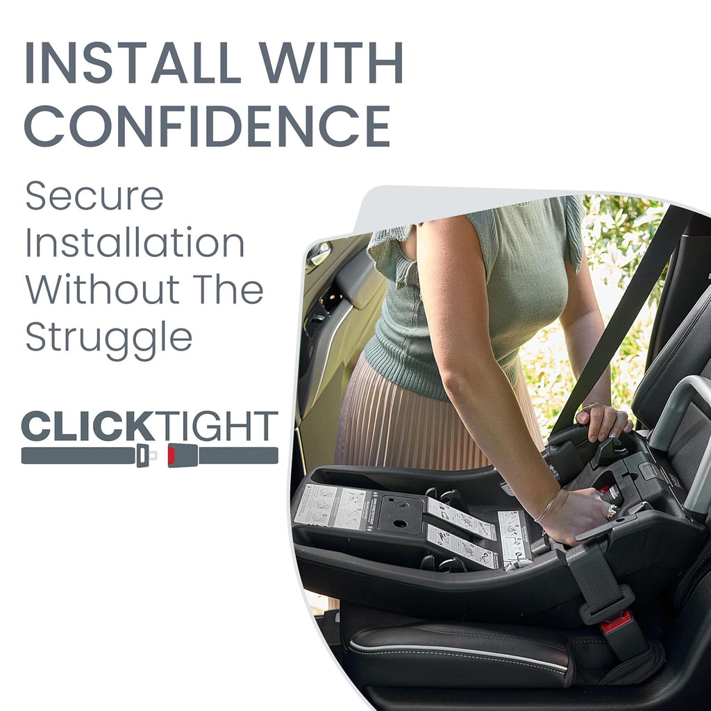 Britax Willow Grove SC Baby Travel System, Infant Car Seat and Stroller Combo with Alpine Base, ClickTight Technology, SafeWash, Pindot Iris
