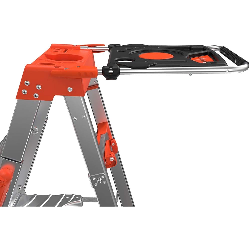 Little Giant Ladders, Select Step with AirDeck Accessory, 5-8 foot, Stepladder, Aluminum, Type 1A, 300 lbs weight rating, (15125-001) Stepladders